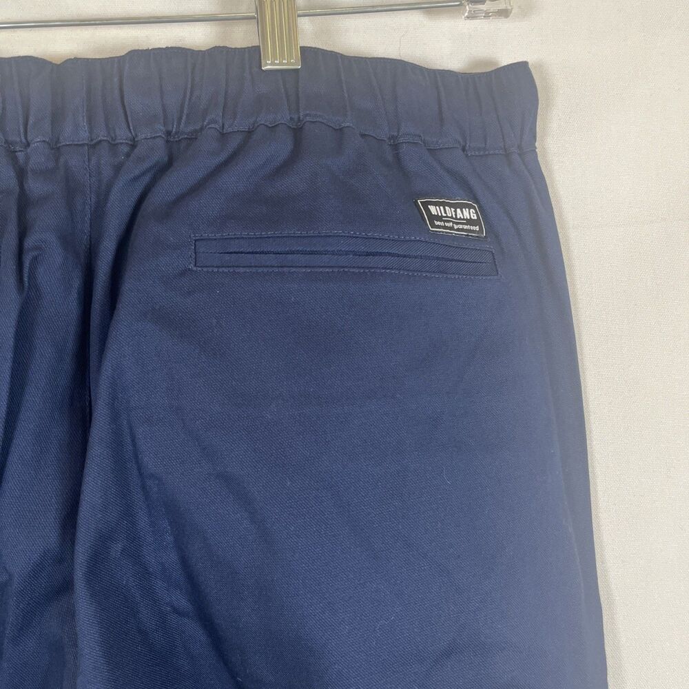 Wildfang The Essential Piped Drawstring Pant NWT Navy/White - Picture 6 of 8